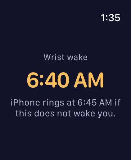 Apple Watch: Apple Watch alarm overview