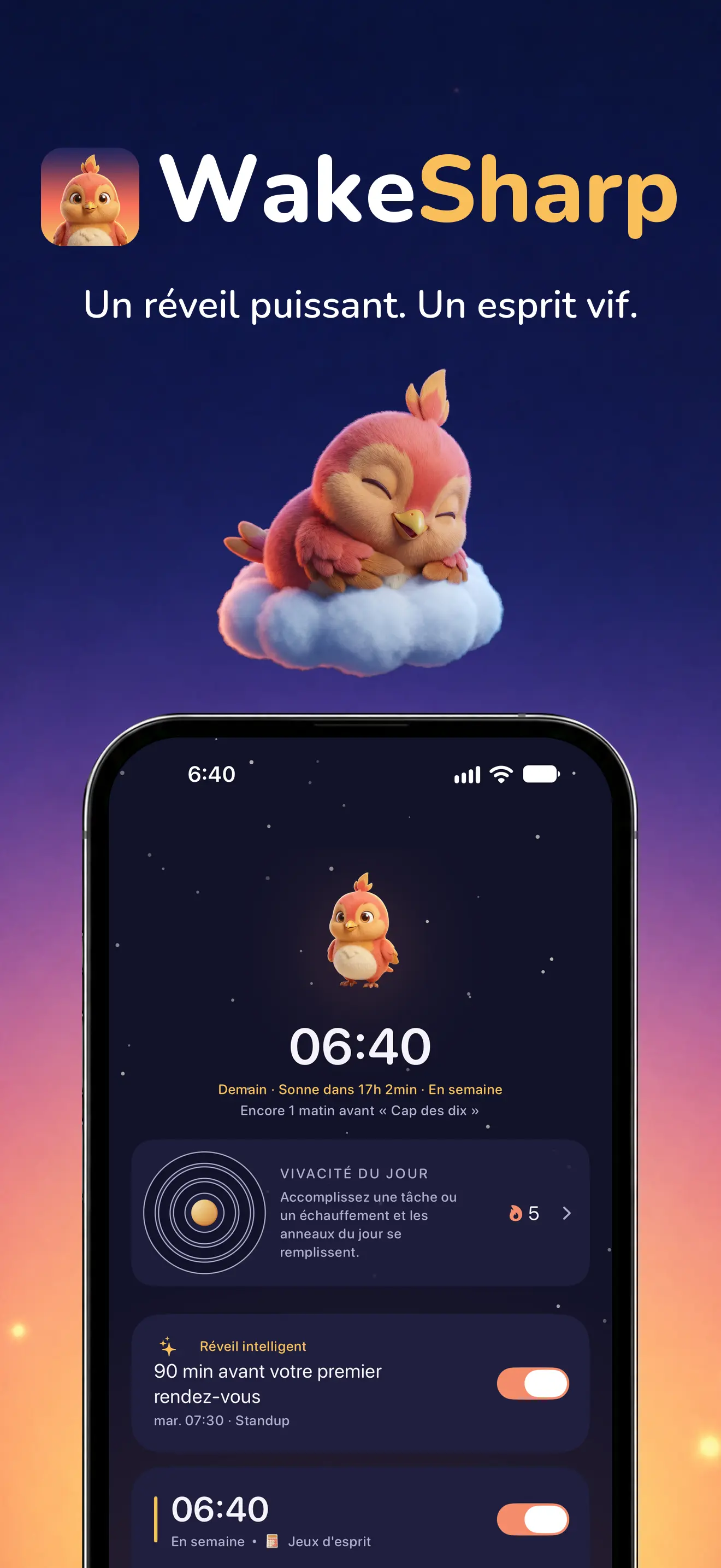 iPhone: La prochaine alarme et votre matinée