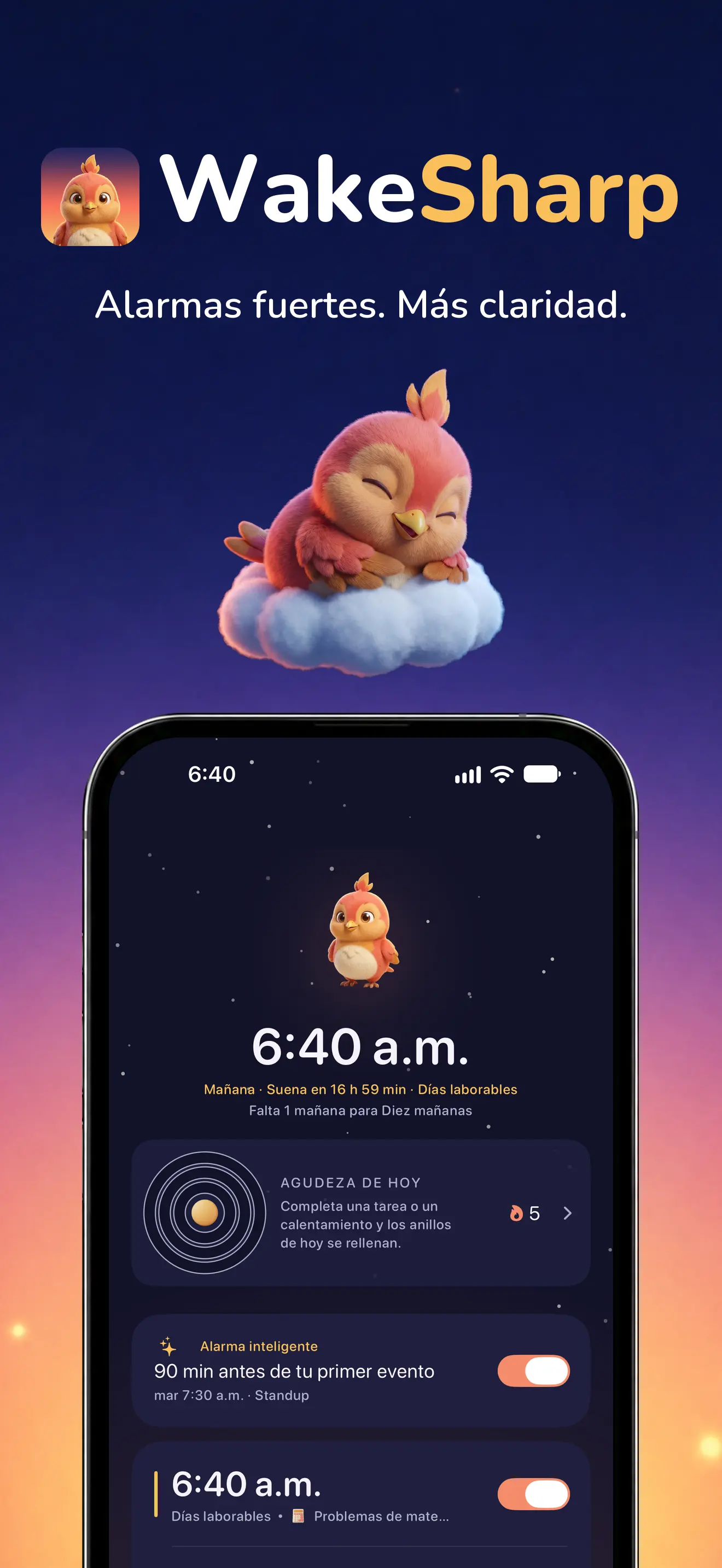 iPhone: Tu próxima alarma y el resumen de la mañana