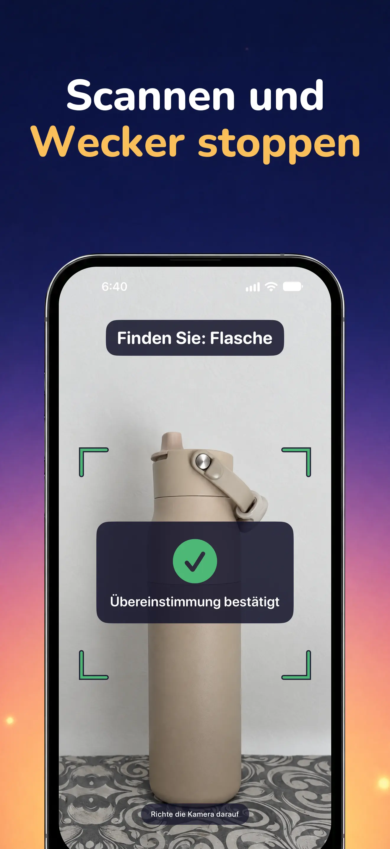 iPhone: Objekterkennung mit grüner Bestätigung