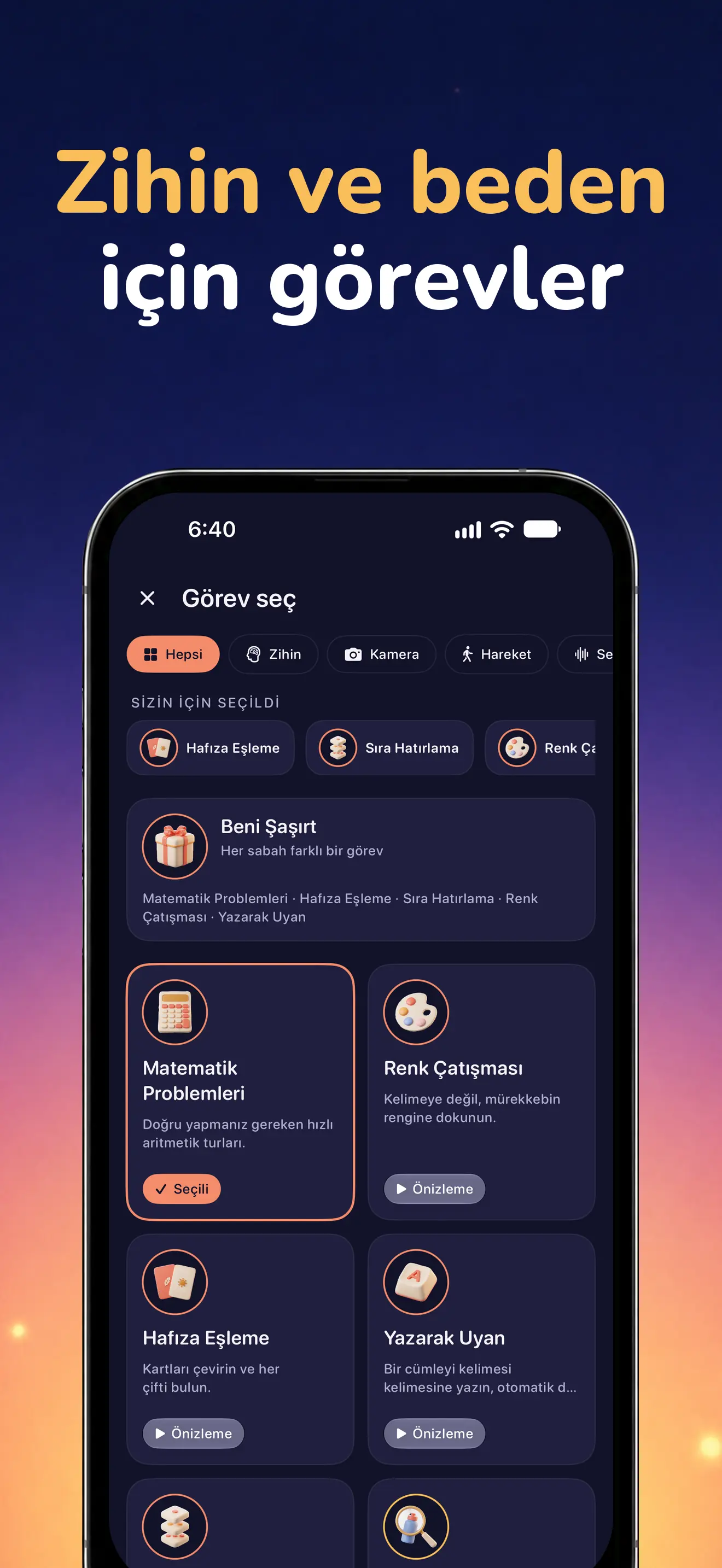 iPhone: Kullanılabilir alarm görevleri