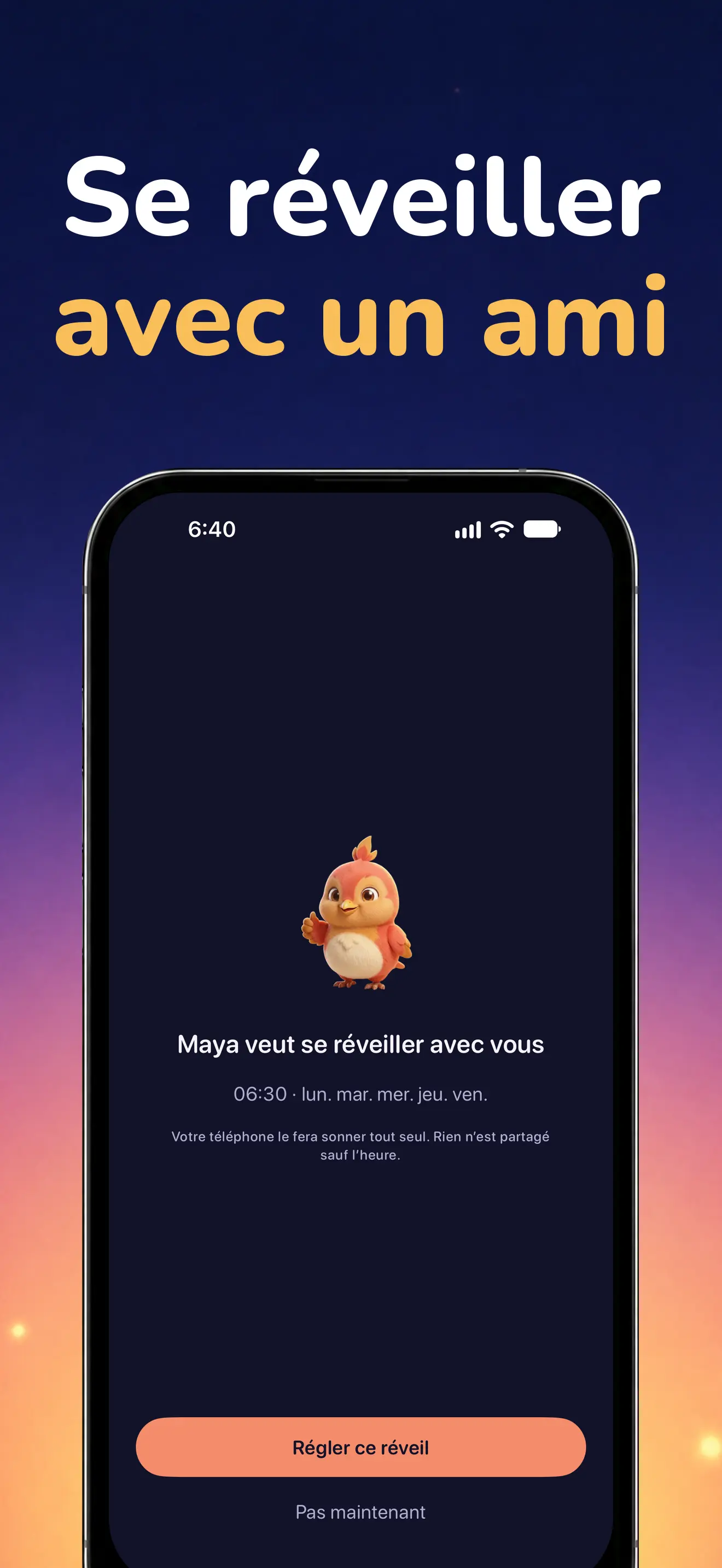 iPhone: Une alarme partagée avec un ami