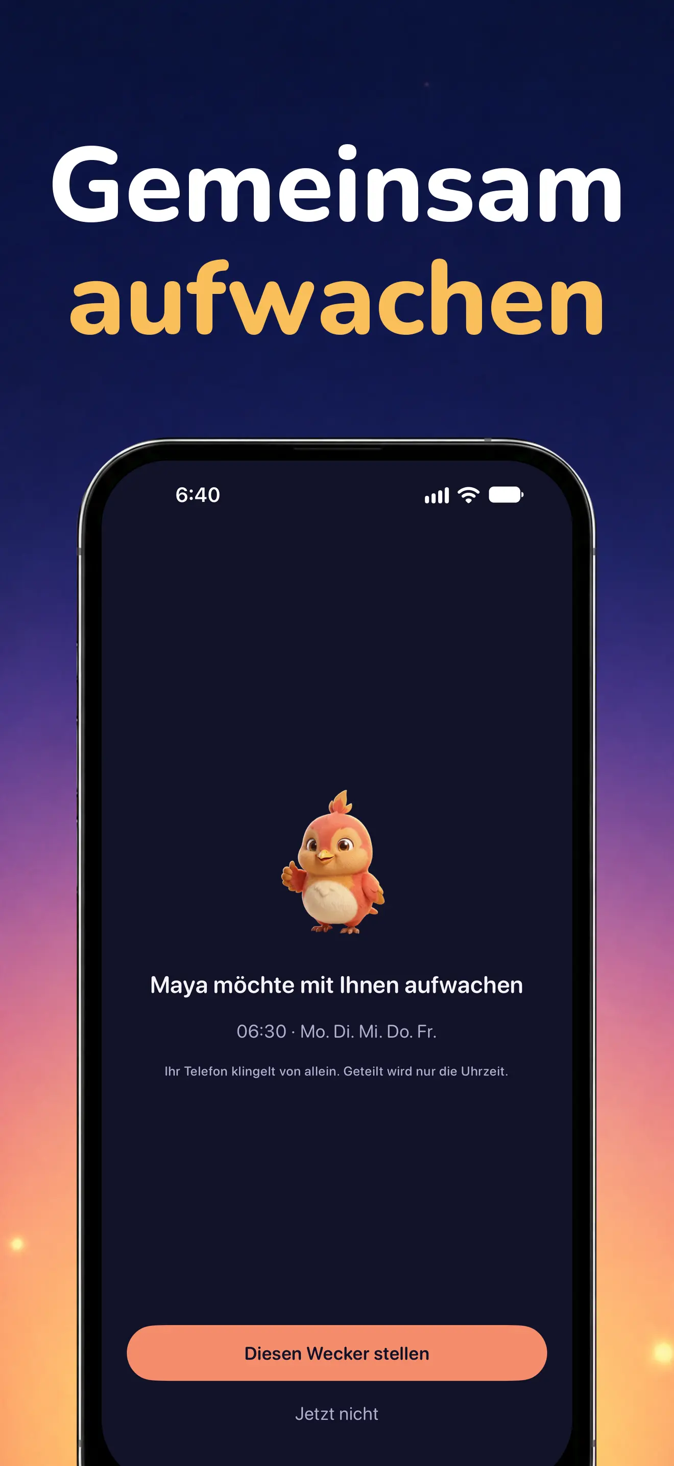 iPhone: Ein geteilter Wecker mit einem Freund