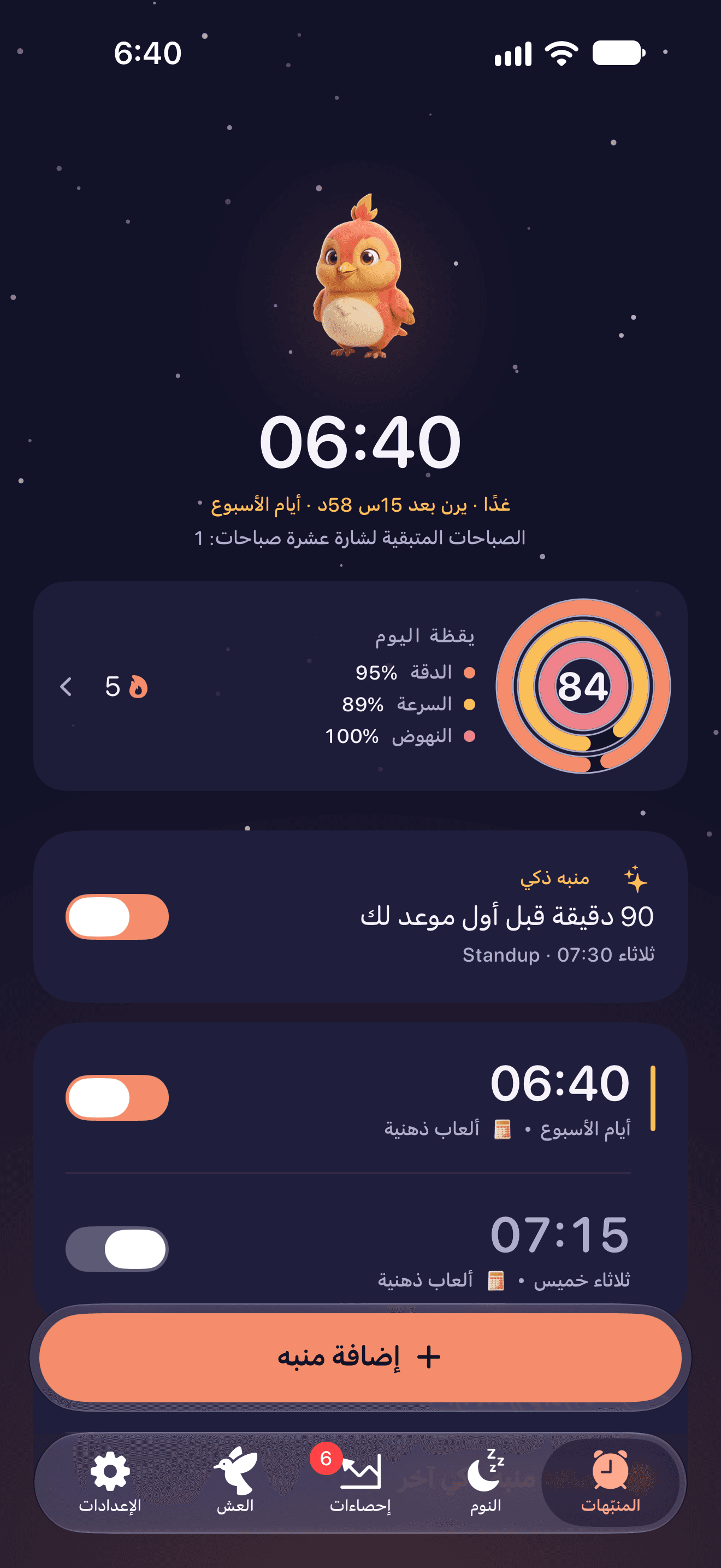 نتيجة Sharpness اليومية