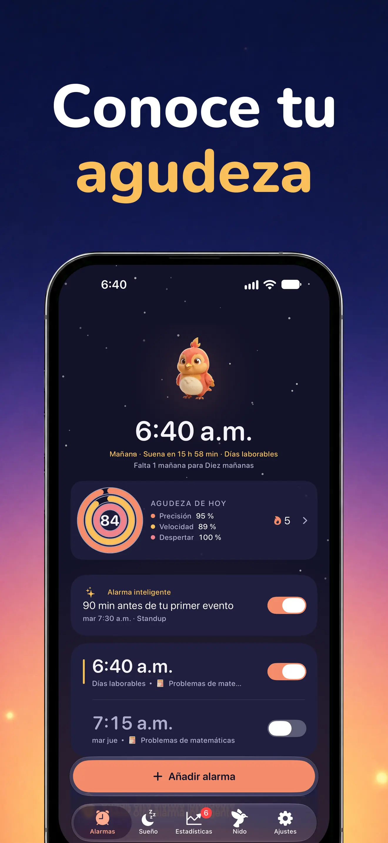 iPhone: La puntuación diaria de agudeza